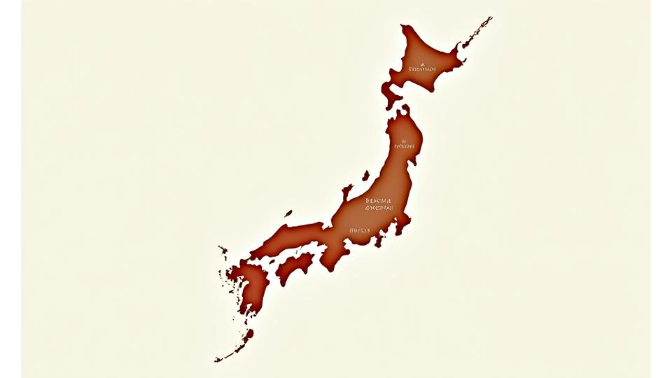 日本の美しい地域グルメマップ、詳細がクリック可能